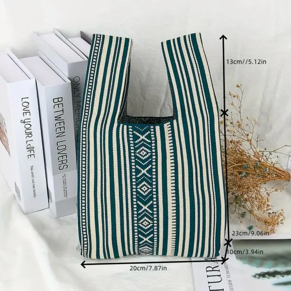 Heavyweight Knit Tote Handbag NWT - Picture 4 of 6